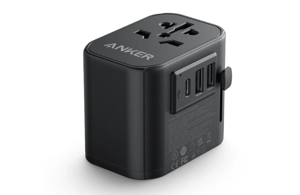 Anker PowerExtend USB-C Universal Travel Adapter (30W)