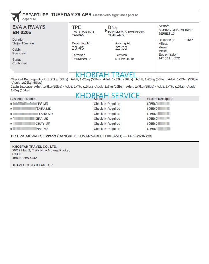 BKK-TPE-BKK 4-2