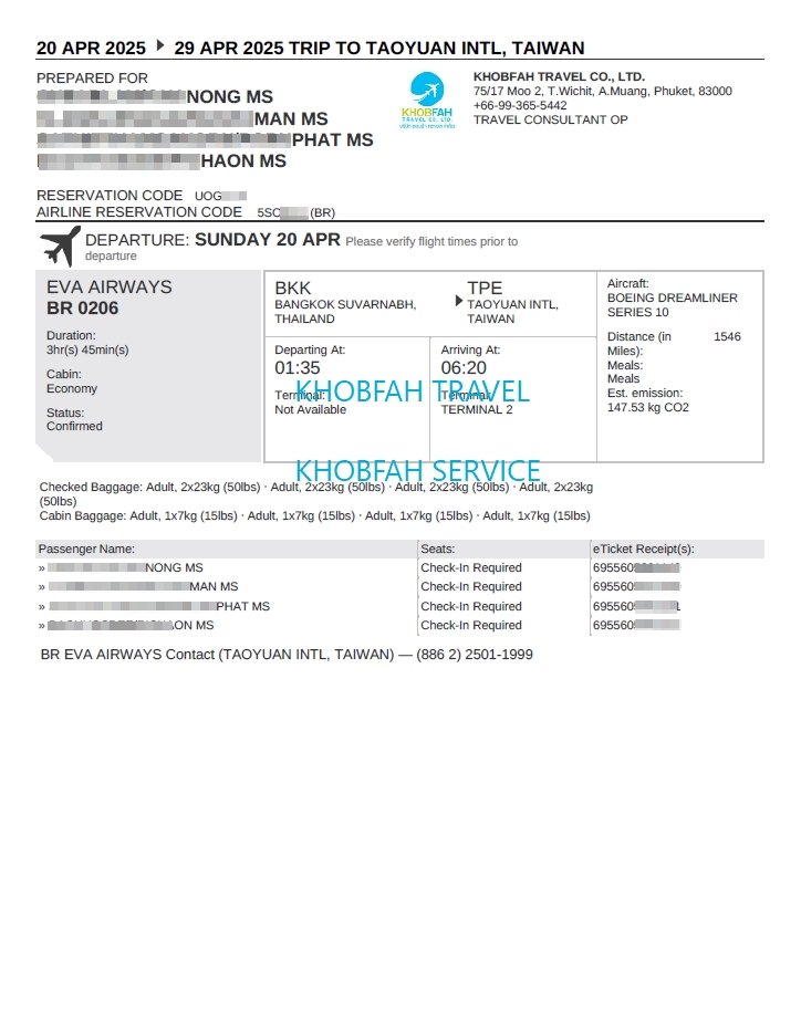 BKK-TPE-BKK 6-1
